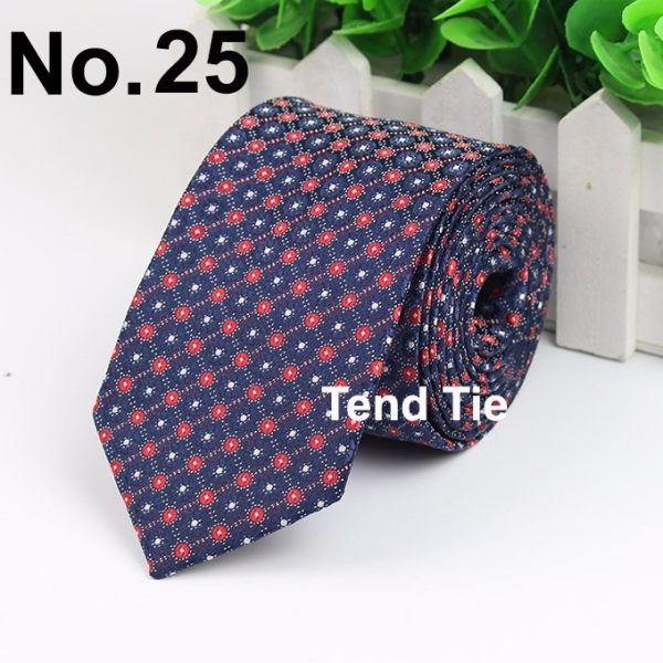 Men's Business Professional Polyester Tie 6CM British Tie - Image 17