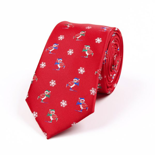 Christmas Tie Polyester Jacquard 7.5cm Theme Personalized Funny Tie - Image 10