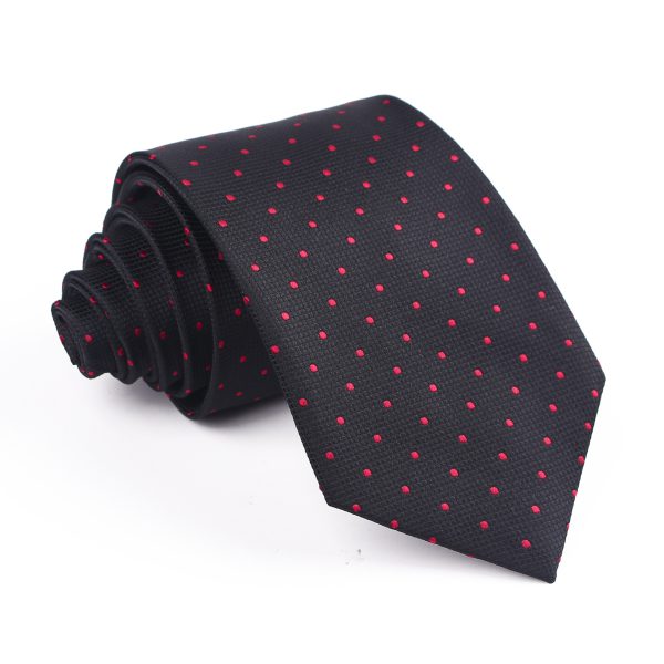 Tie Polyester Jacquard Men's Wedding Party Work Dress Student Tie - Image 20