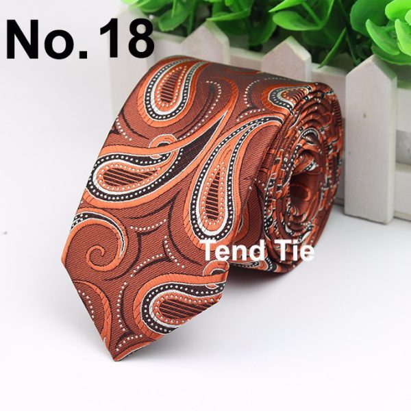 Men's Business Professional Polyester Tie 6CM British Tie - Image 24