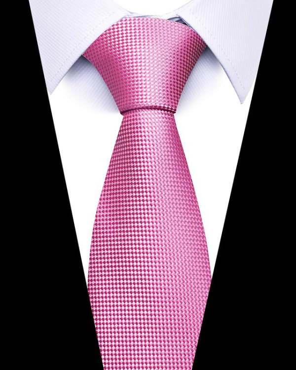 Men's 8cm Business Professional Striped Tie Wedding Suit Accessories Polyester Tie Men - Image 35