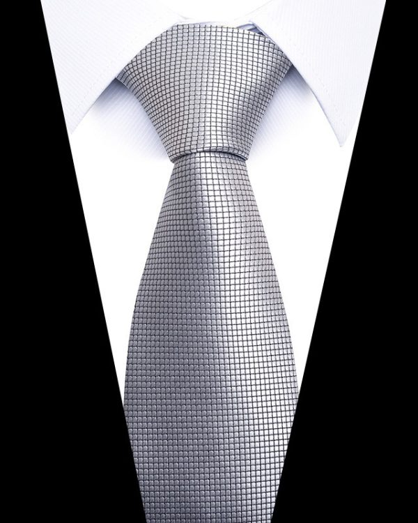 Men's 8cm Business Professional Striped Tie Wedding Suit Accessories Polyester Tie Men - Image 55