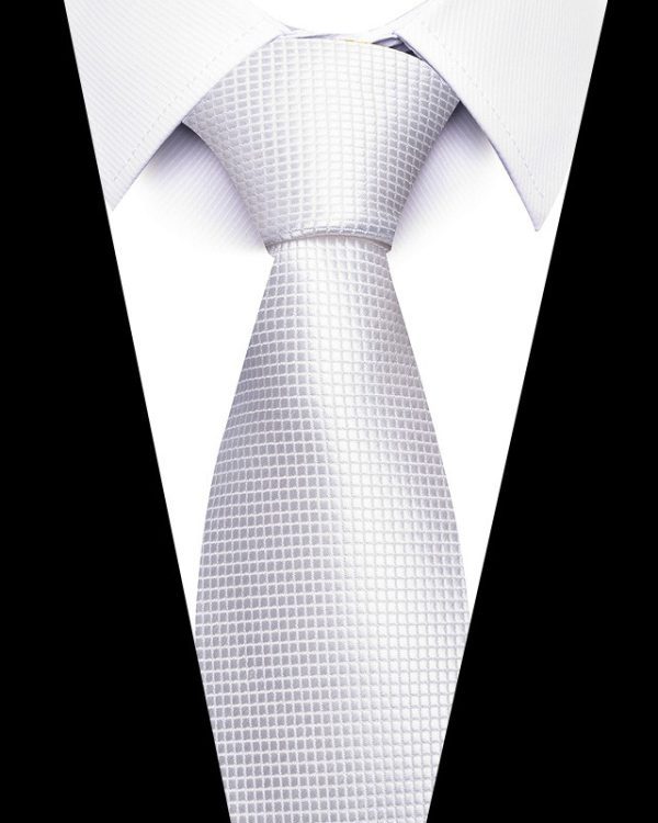 Men's 8cm Business Professional Striped Tie Wedding Suit Accessories Polyester Tie Men - Image 31