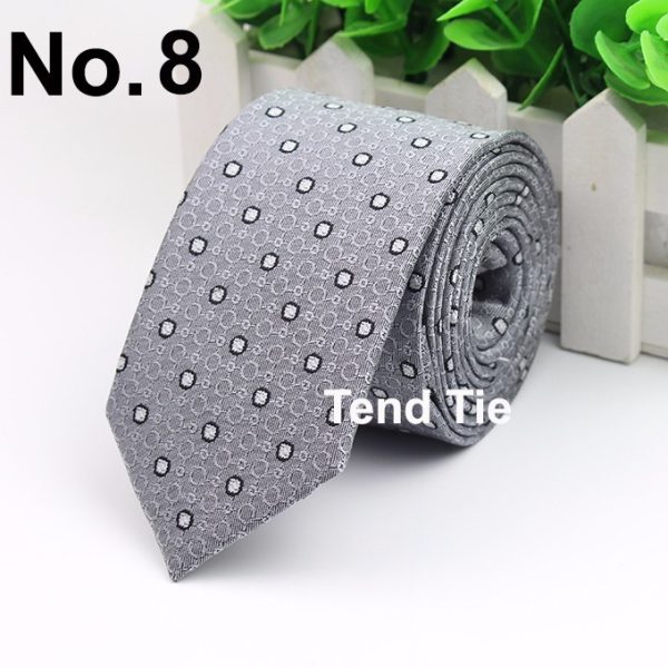 Men's Business Professional Polyester Tie 6CM British Tie - Image 34