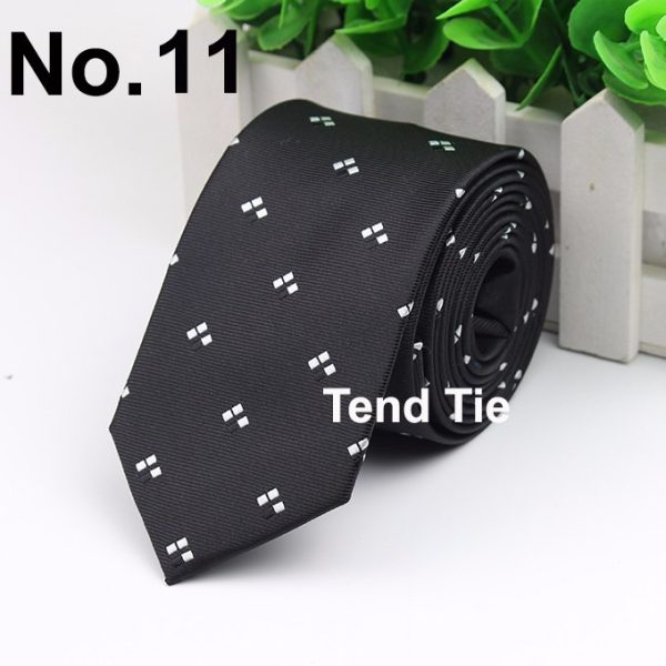 Men's Business Professional Polyester Tie 6CM British Tie - Image 31