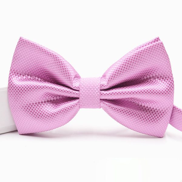 Bow Tie Fashion Wedding Party Men Women gravata-borboleta Solid Color Cravat Polyester Bowtie - Image 4