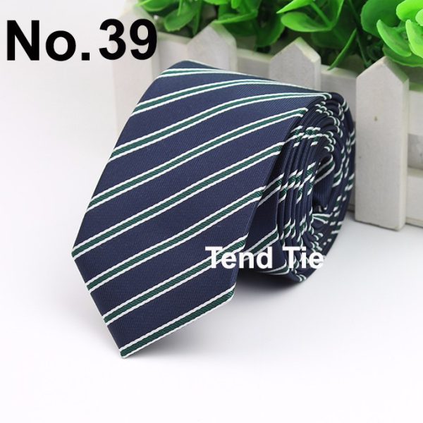 Men's Business Professional Polyester Tie 6CM British Tie - Image 3