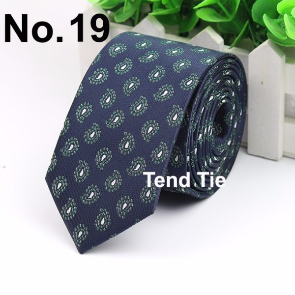 Men's Business Professional Polyester Tie 6CM British Tie - Image 23