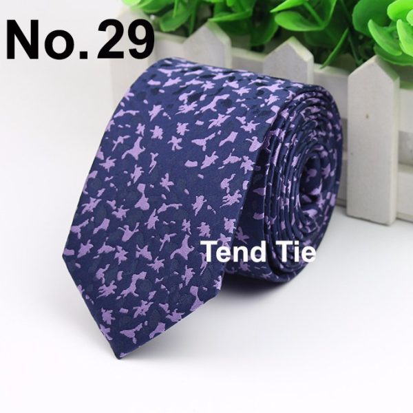 Men's Business Professional Polyester Tie 6CM British Tie - Image 13