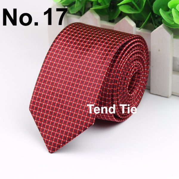 Men's Business Professional Polyester Tie 6CM British Tie - Image 25