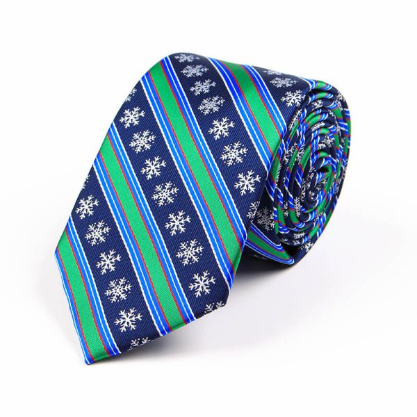 Christmas Tie Polyester Jacquard 7.5cm Theme Personalized Funny Tie - Image 3