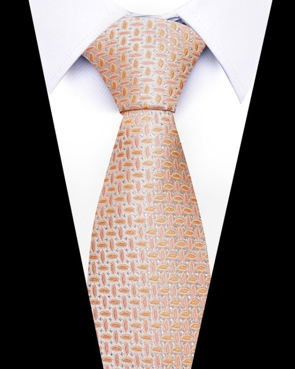 Men's 8cm Business Professional Striped Tie Wedding Suit Accessories Polyester Tie Men - Image 29