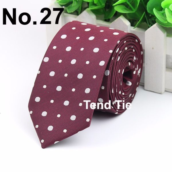 Men's Business Professional Polyester Tie 6CM British Tie - Image 15