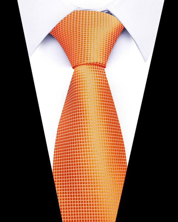 Men's 8cm Business Professional Striped Tie Wedding Suit Accessories Polyester Tie Men - Image 30