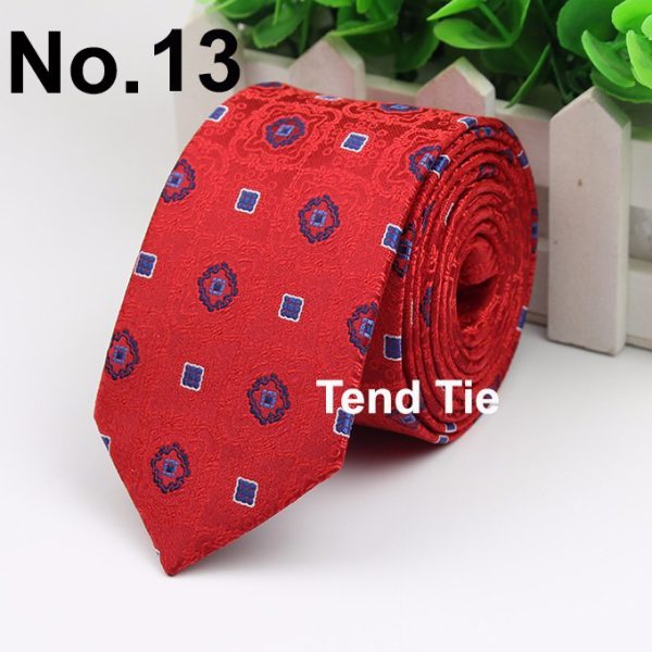 Men's Business Professional Polyester Tie 6CM British Tie - Image 29