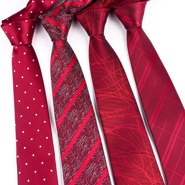 Tie Polyester Jacquard Men's Wedding Party Work Dress Student Tie