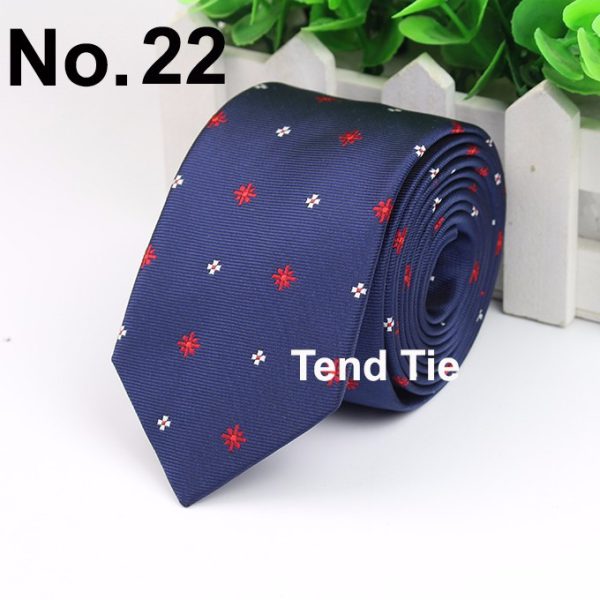 Men's Business Professional Polyester Tie 6CM British Tie - Image 20