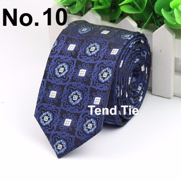 Men's Business Professional Polyester Tie 6CM British Tie - Image 32