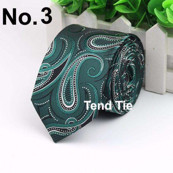 Men's Business Professional Polyester Tie 6CM British Tie - Image 39