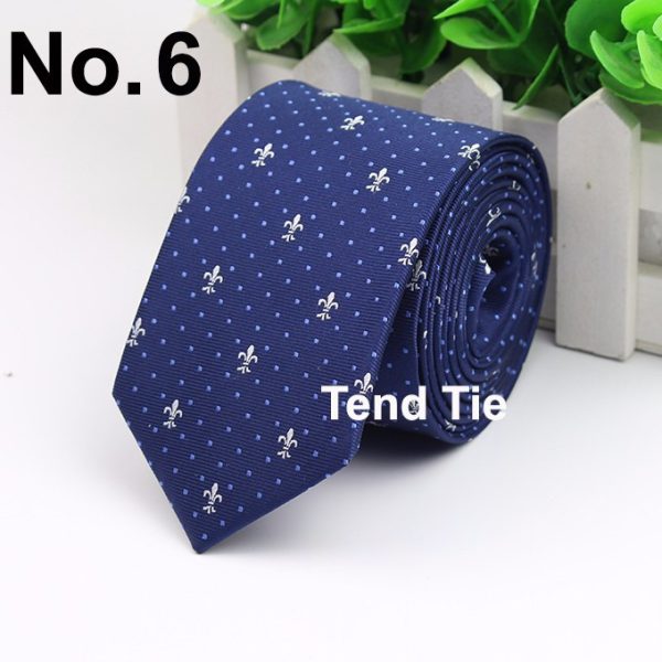 Men's Business Professional Polyester Tie 6CM British Tie - Image 36