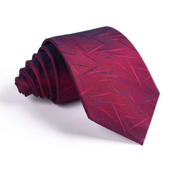 Tie Polyester Jacquard Men's Wedding Party Work Dress Student Tie - Image 10