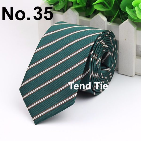 Men's Business Professional Polyester Tie 6CM British Tie - Image 7