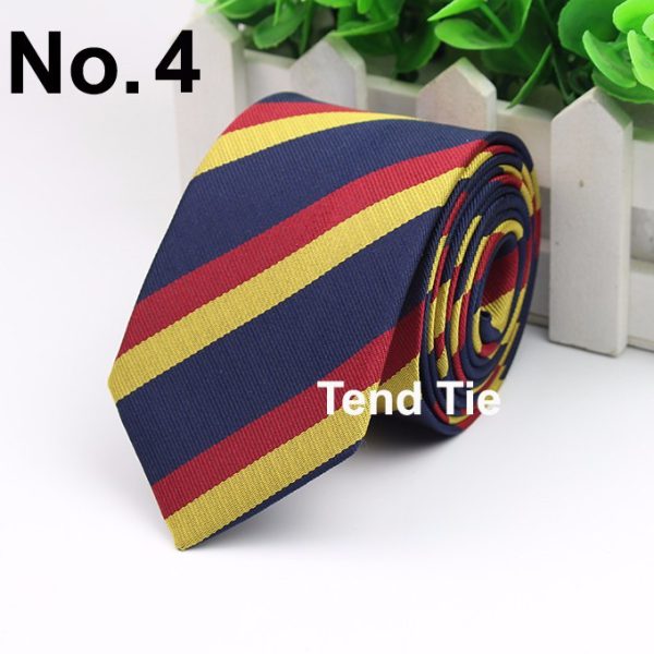 Men's Business Professional Polyester Tie 6CM British Tie - Image 38