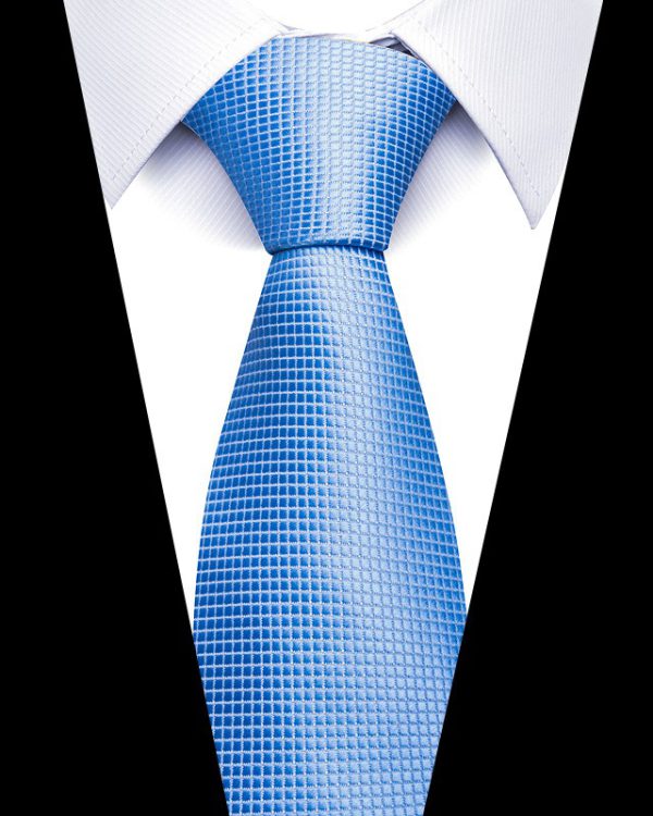 Men's 8cm Business Professional Striped Tie Wedding Suit Accessories Polyester Tie Men - Image 20