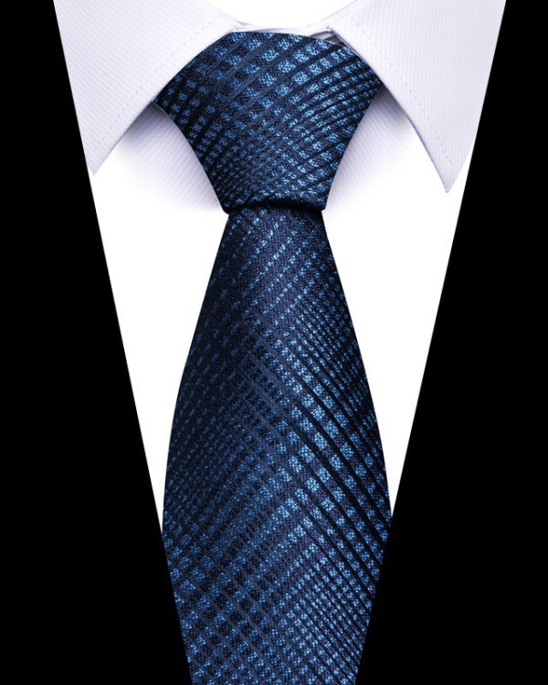 Men's 8cm Business Professional Striped Tie Wedding Suit Accessories Polyester Tie Men - Image 3