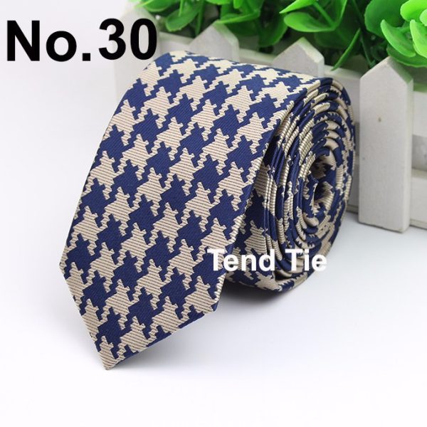 Men's Business Professional Polyester Tie 6CM British Tie - Image 12