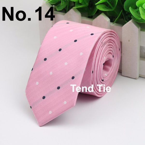 Men's Business Professional Polyester Tie 6CM British Tie - Image 28