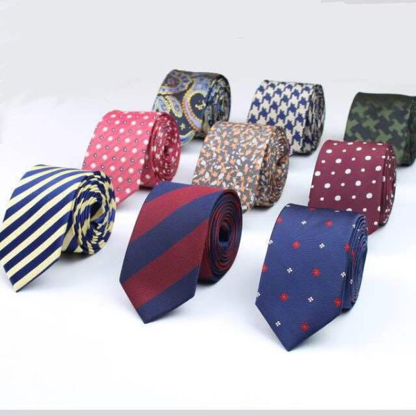 Men's Business Professional Polyester Tie 6CM British Tie - Image 41