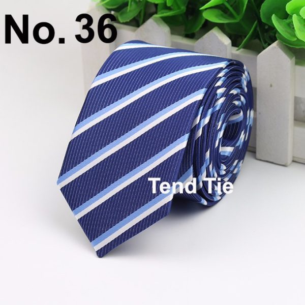 Men's Business Professional Polyester Tie 6CM British Tie - Image 6