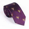Yarn Dyed Jacquard Bird Multi Color Casual Party Formal Work Tie Bow Tie Men - Image 13