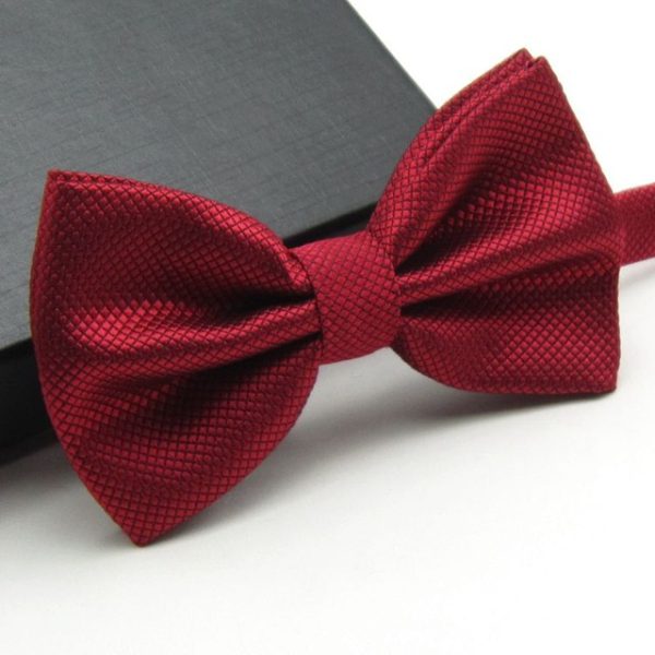 Bow Tie Fashion Wedding Party Men Women gravata-borboleta Solid Color Cravat Polyester Bowtie - Image 17