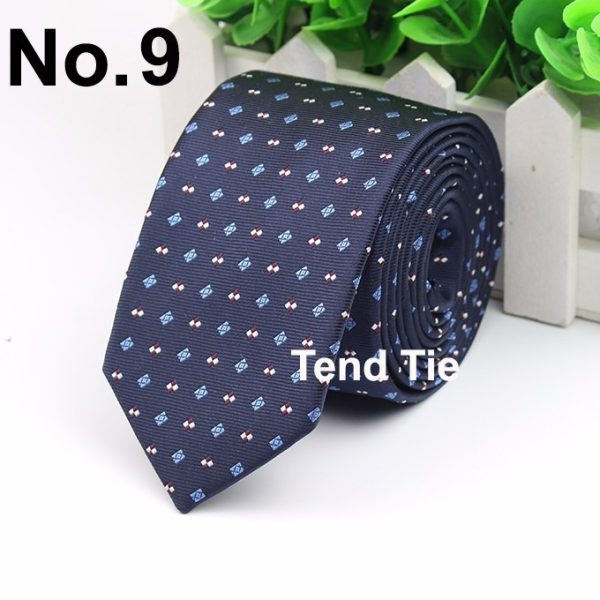 Men's Business Professional Polyester Tie 6CM British Tie - Image 33