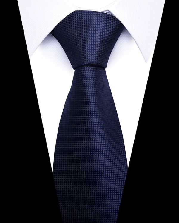 Men's 8cm Business Professional Striped Tie Wedding Suit Accessories Polyester Tie Men - Image 53