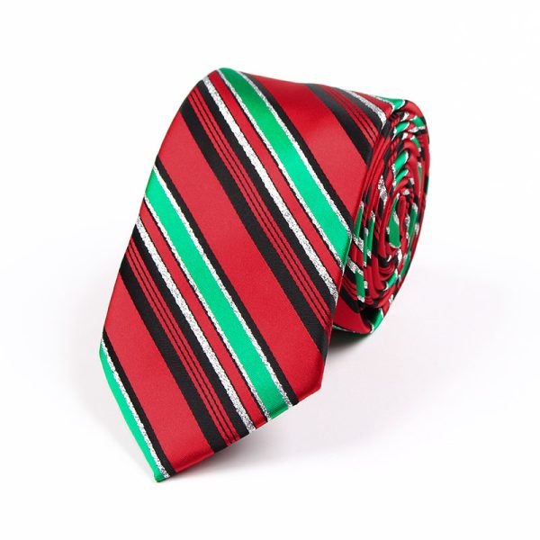 Christmas Tie Polyester Jacquard 7.5cm Theme Personalized Funny Tie - Image 8