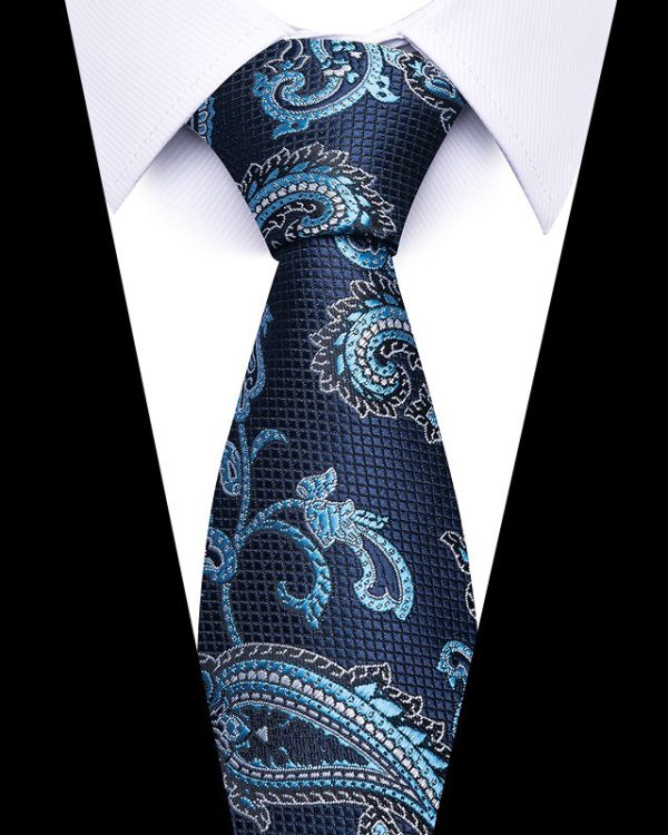 Men's 8cm Business Professional Striped Tie Wedding Suit Accessories Polyester Tie Men - Image 12