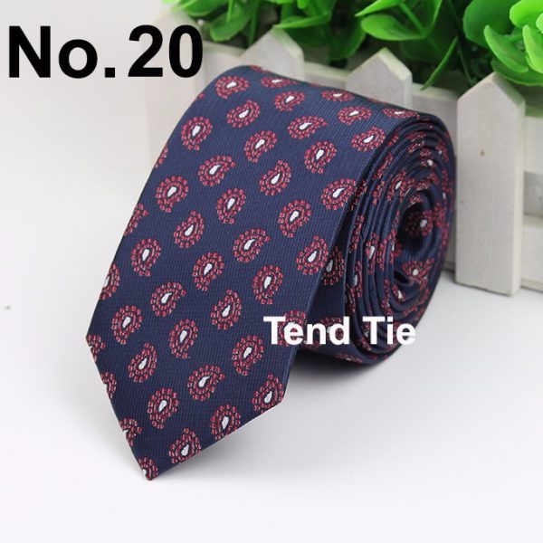 Men's Business Professional Polyester Tie 6CM British Tie - Image 22