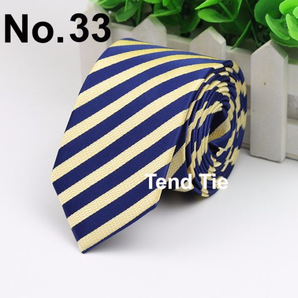 Men's Business Professional Polyester Tie 6CM British Tie - Image 9