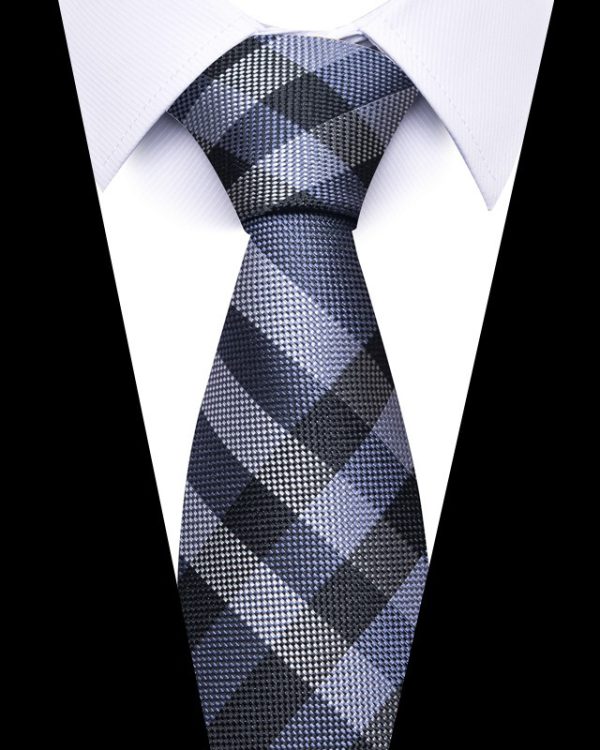 Men's 8cm Business Professional Striped Tie Wedding Suit Accessories Polyester Tie Men - Image 11