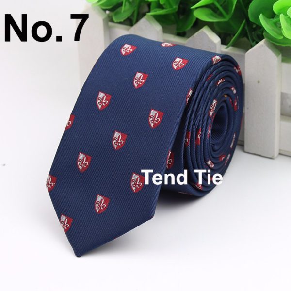 Men's Business Professional Polyester Tie 6CM British Tie - Image 35