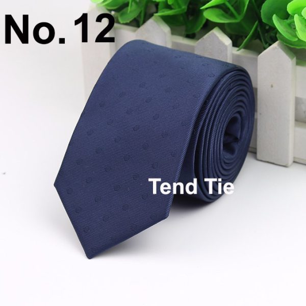 Men's Business Professional Polyester Tie 6CM British Tie - Image 30