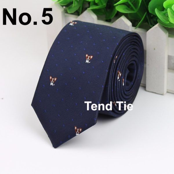 Men's Business Professional Polyester Tie 6CM British Tie - Image 37