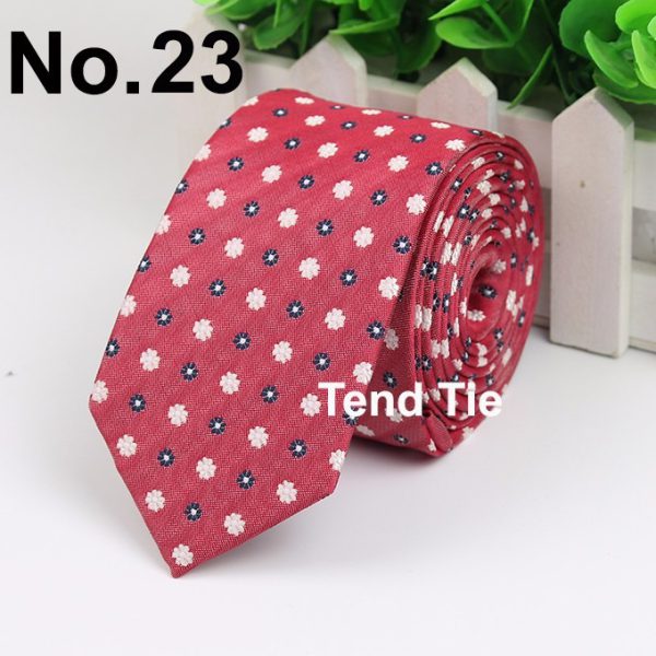 Men's Business Professional Polyester Tie 6CM British Tie - Image 19