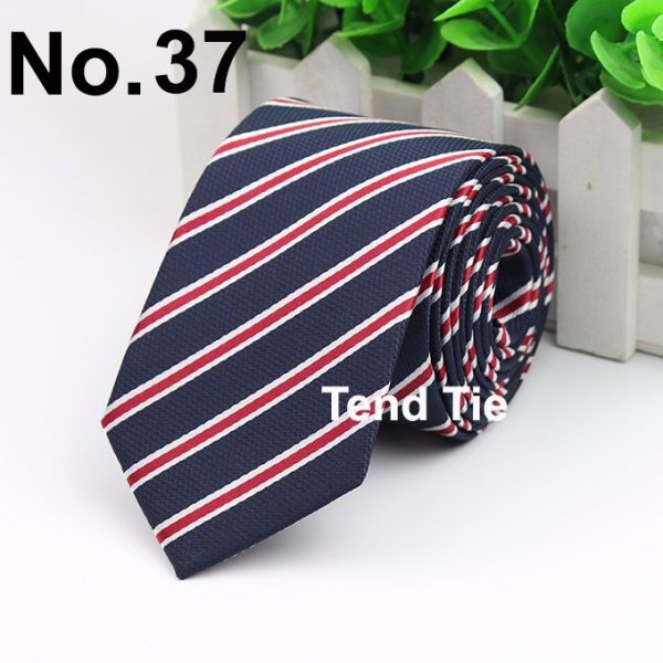 Men's Business Professional Polyester Tie 6CM British Tie - Image 5